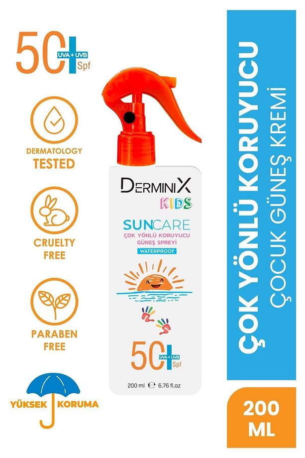 Kids Suya Dayanıklı Çocuk Güneş Kremi SPF50 UVA+UVB 200ml - 7