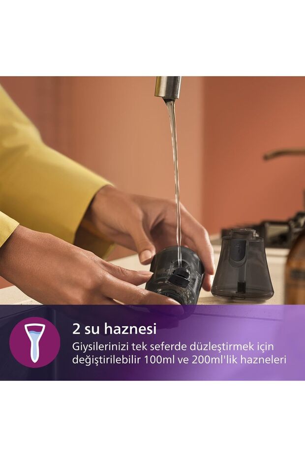 PhilipsBuharlı Düzleştirici 7000 Serisi,  28 g/dk Buhar Gücü, 30 Saniyede Hazır, - 2