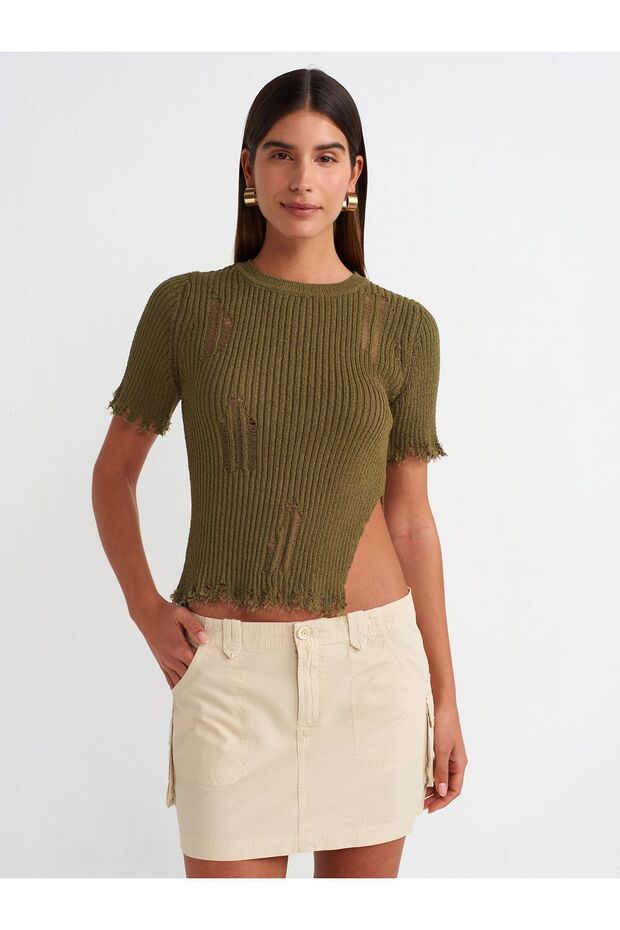 80872 Kargo Mini Etek-Bej - 3