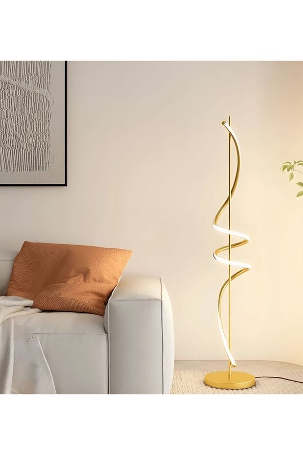 Modern Tasarım Ledli Köşe Lambader - 1