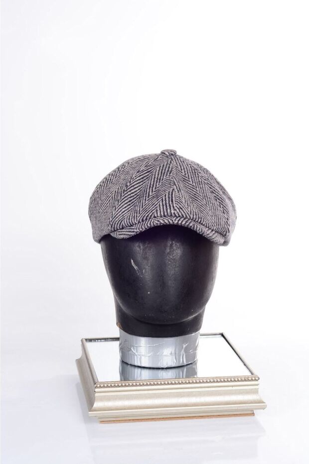 Winter Model Italian Pattern Men's Cap Hat - 1