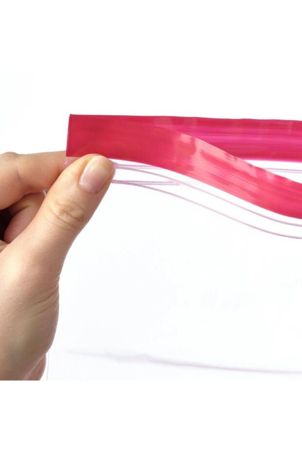 ISTAD Kilitlenebilir Buzdolabı Poşeti, Kırmızı-Pembe, 2,5 Lt Ve 1,2 Lt, 50 Adet - 3