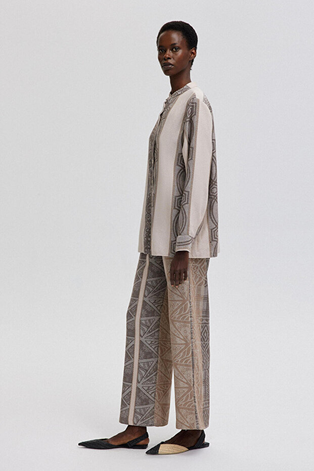 Ethnic Patterned Suit Set - 3