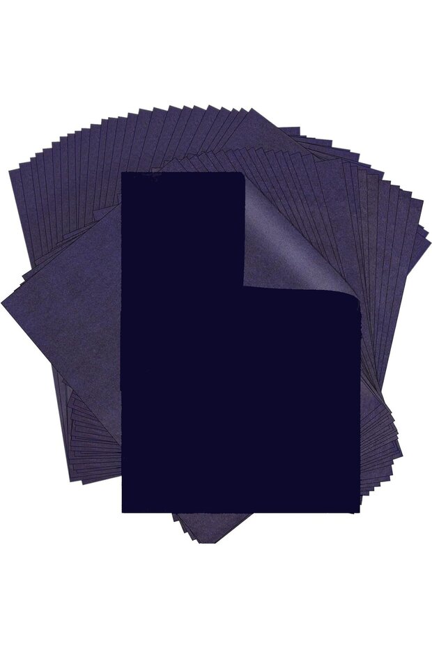 Blue Carbon Graphite Transfer Paper - 30X42 cm - 100Pcs