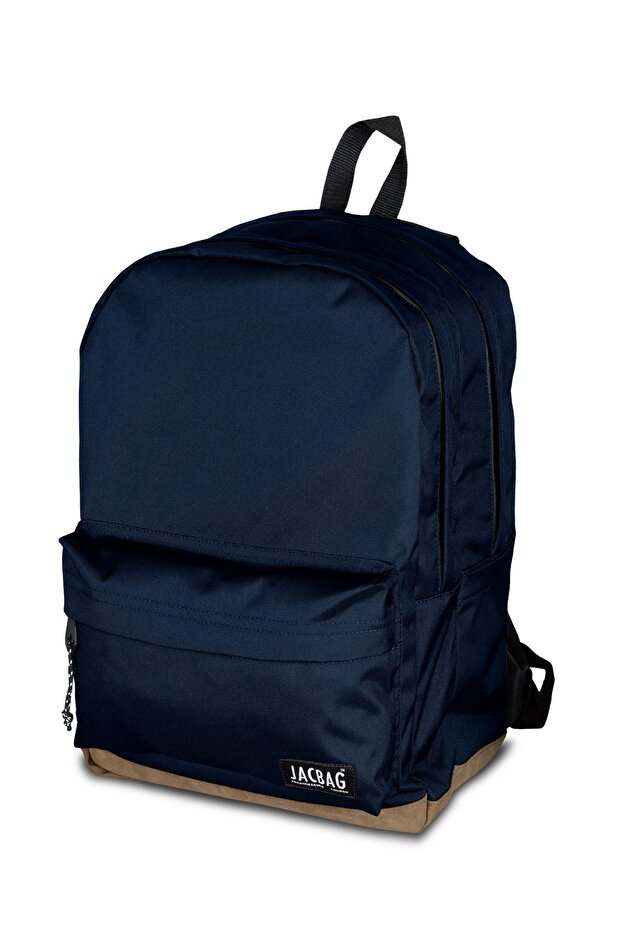 حقيبة ظهر مكونة من قسمين مصنوعة من الجلد - 3