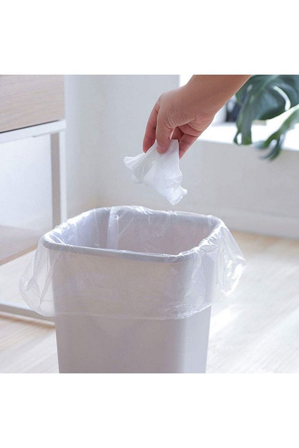 Çöp Torbası Mini Boy 40x50 Cm 40'lı X 1 Rulo Beyaz Çöp Poşeti - 2