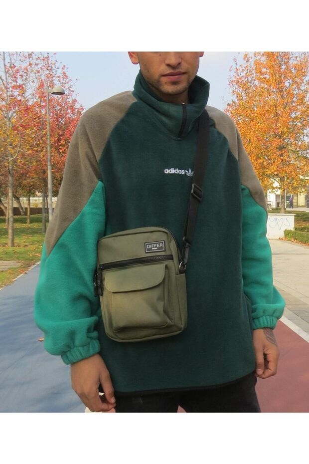 Τσάντα ώμου Χακί Πράσινη - 4