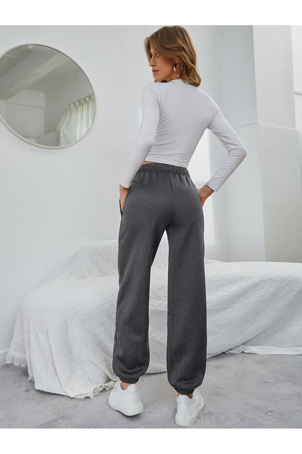 بنطال رياضي شتوي سميك 3 خيوط - 2