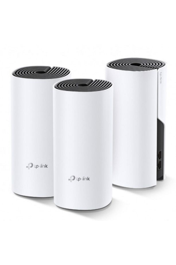 Tp-lınk Deco-e4-3p (3 Pack) Dualband Ac1200 370m2, 2 Fast Port Home Mesh - 1