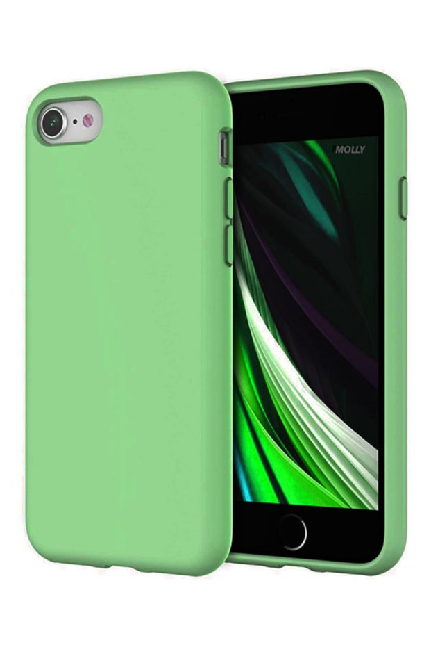 iPhone Se 2020 Compatible Matcha Green Liquid Pastel Case