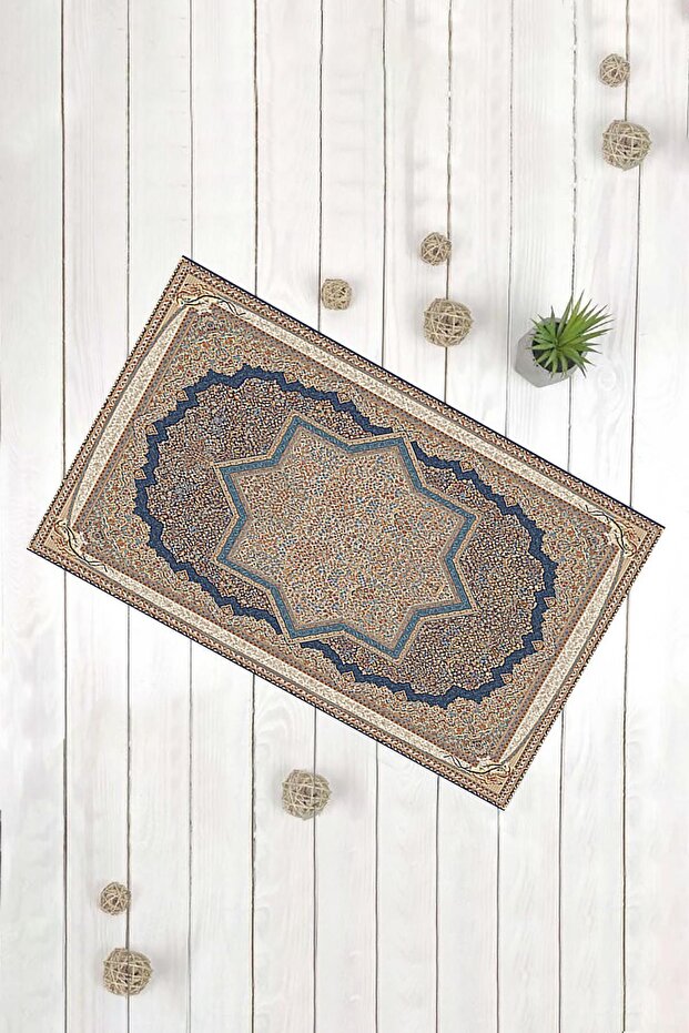 Starry Carpet Pattern Navy Blue Multi-Purpose Decorative Door Mat