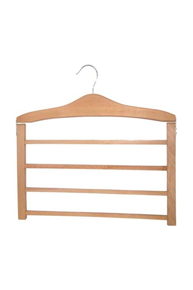 Ahşap Katlı Pantolon Askısı - 1