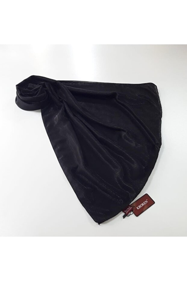 Simli Siyah Şal - 1