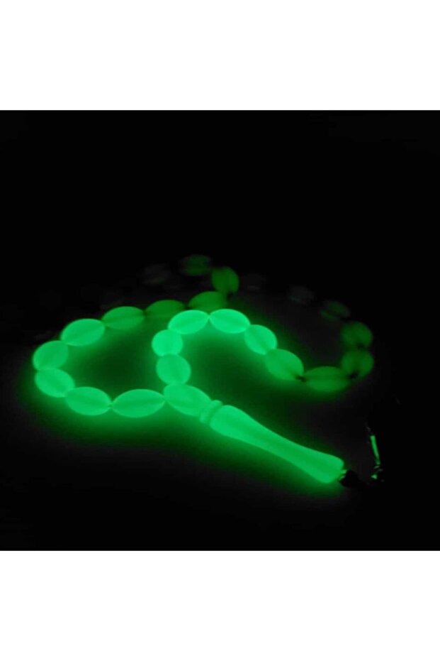 Cat Eye Phosphorescent Prayer Beads with Wooden Box