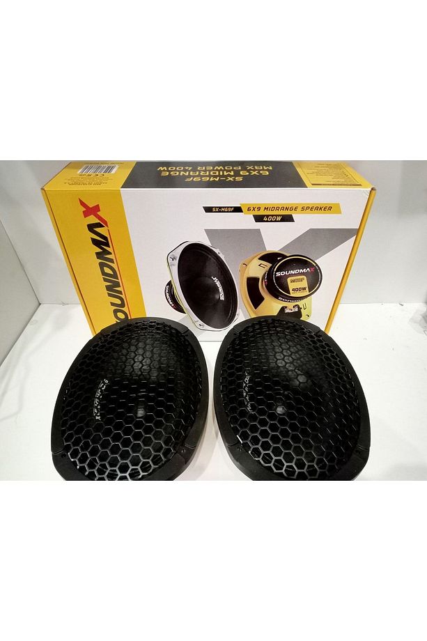 Soundmax Oval Midrange Hoparlör - 400w 100rms Soundmax Kayık Midrange - 1