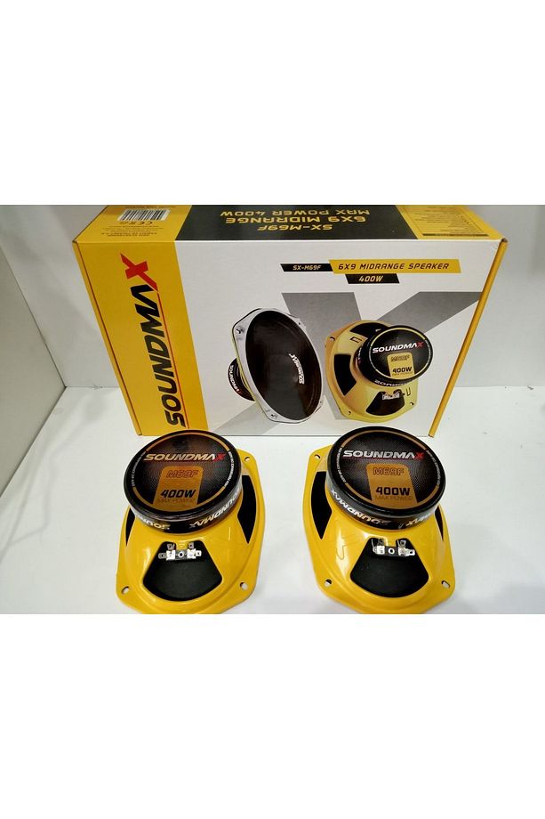 Soundmax Oval Midrange Hoparlör - 400w 100rms Soundmax Kayık Midrange - 3