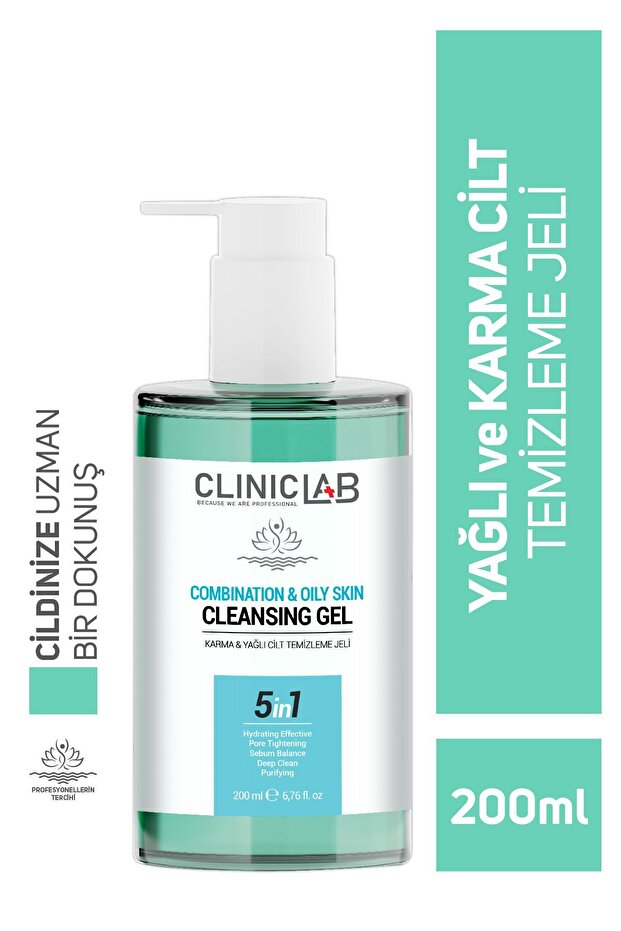 Yağlı Ve Karma Ciltler Için Yüz Temizleme Jeli 200 ml - 1