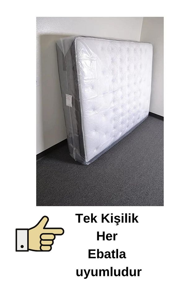 Ultra Kalın (130X242) Tek Kişilik Yatak Koruma Poşeti Taşıma Taşınma Saklama Poşeti - 1
