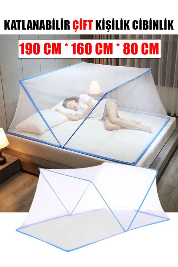 Katlanabilir Çift Kişilik Kamp Cibinlik - 1