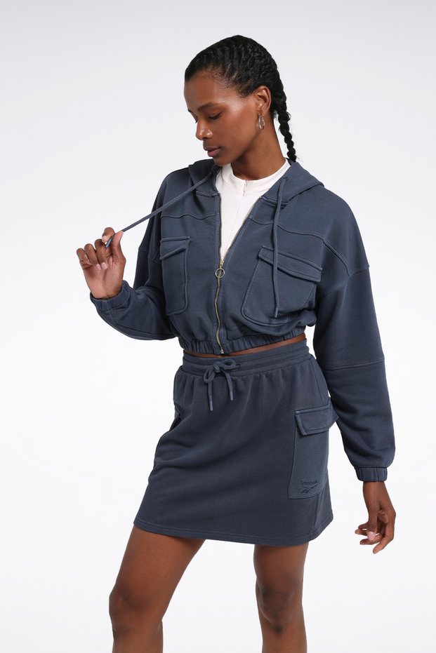 Imelda Fz Blue Women's Tracksuit Top