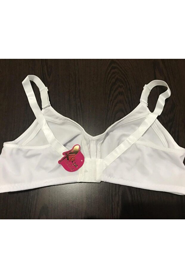 Women's White Combed Cotton Gathering Bra New Season