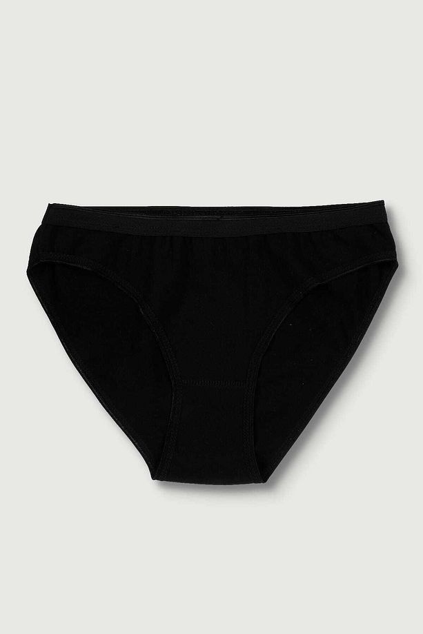 Kadın Siyah 3'lü Paket  Bikini Külot ELF568T0635CCM3 - 3