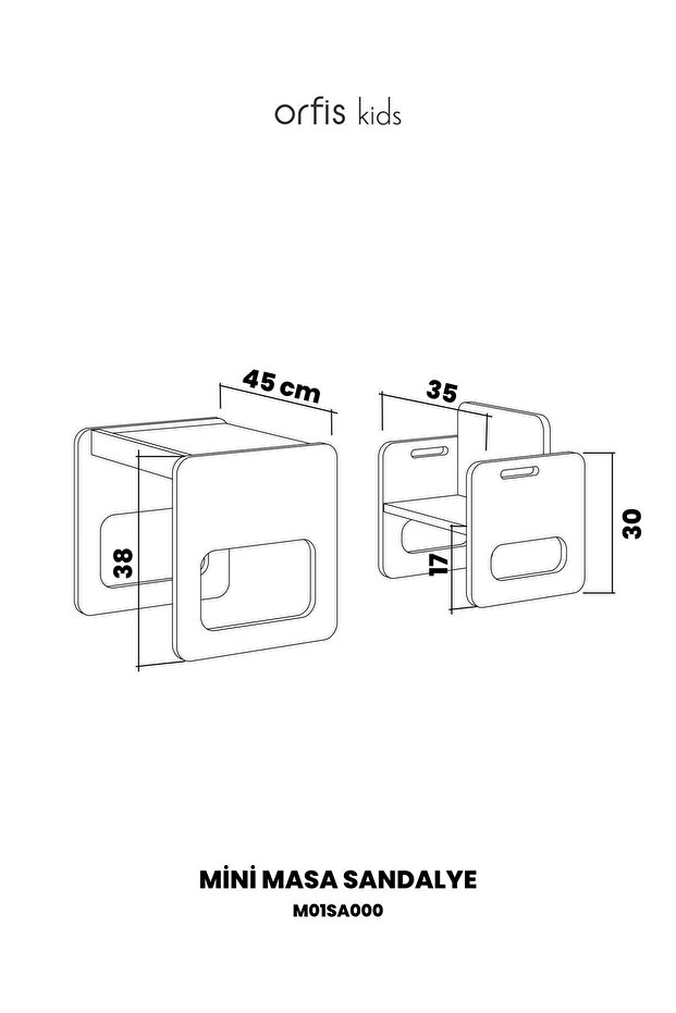 Mini Masa Sandalye - 8