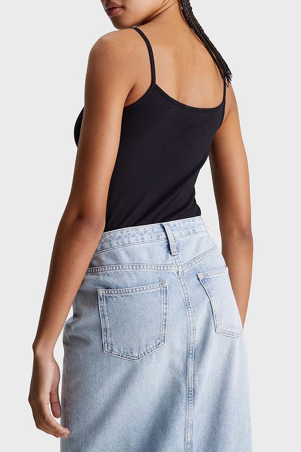 Pamuklu Slim Fit İp Askılı Top J20J223105BEH  TOP J20J223105 BEH - 2