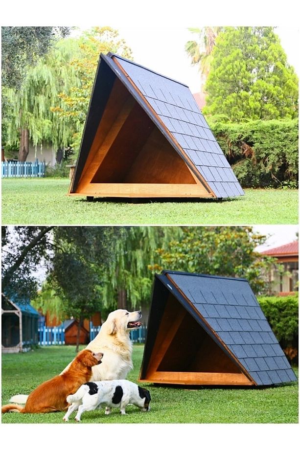 Ahşap Köpek Kulübesi ( A Frame ) - 2