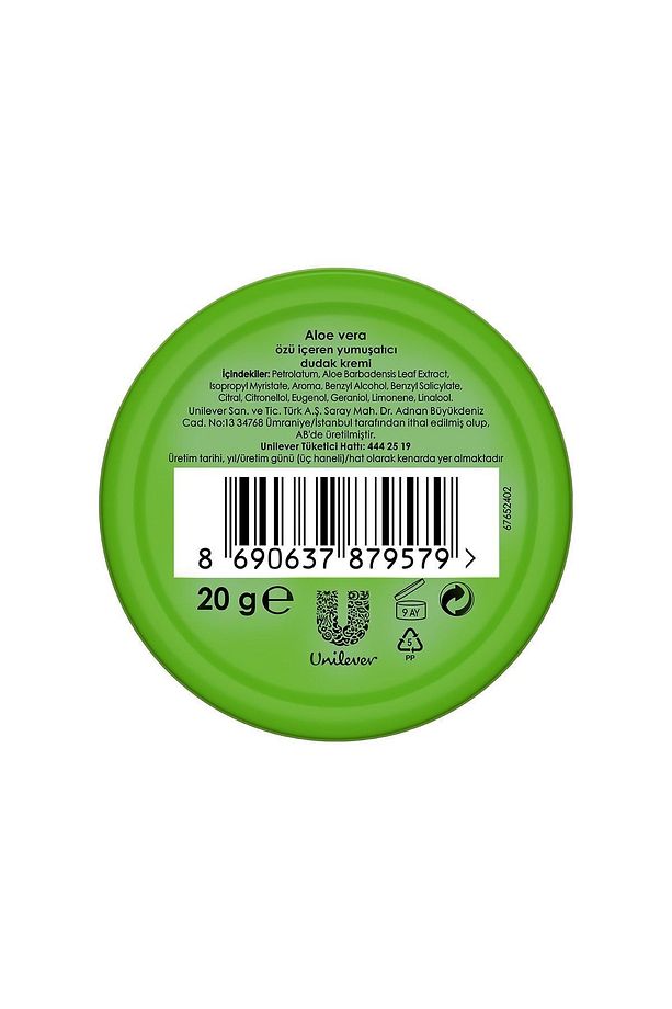 Dudak Kremi Lip Therapy Aloe Vera 20 gr - 7