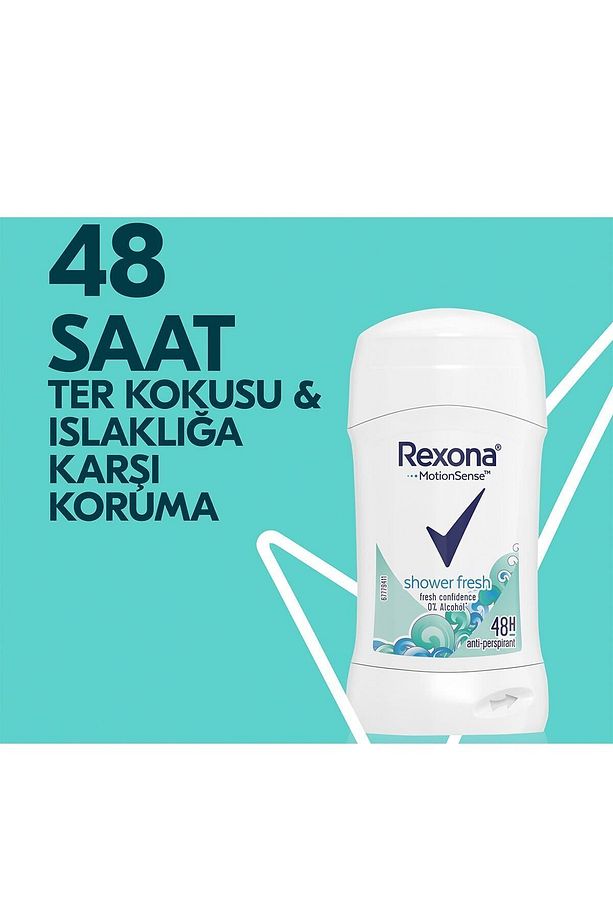 Motion Sense Kadın Stick Deodorant Shower Fresh 48 Saat Koruma 40 g X 2 Adet - 3