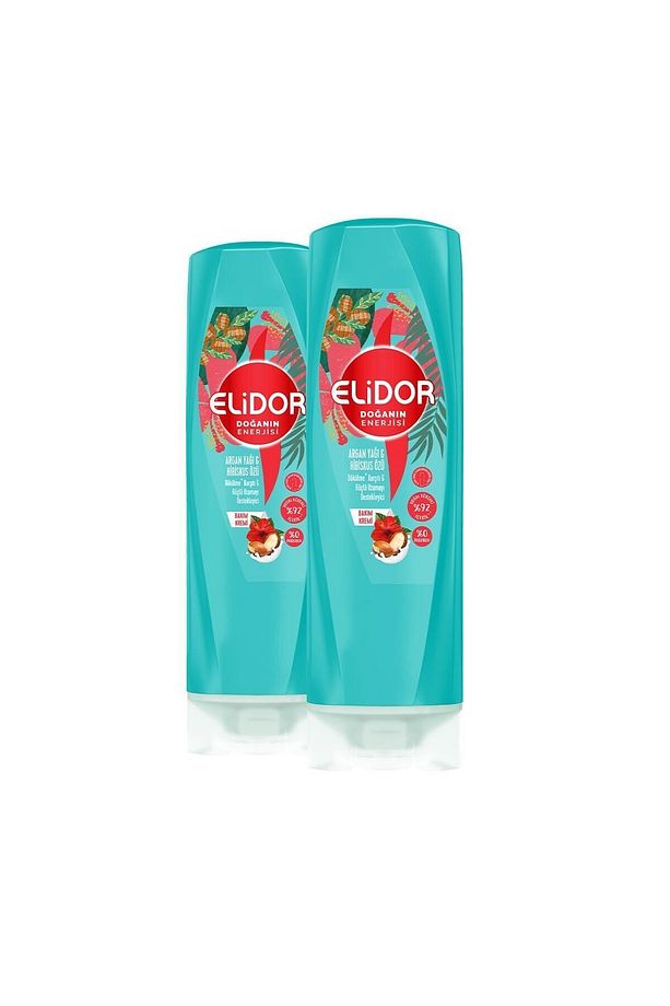 Doğanın Enerjisi Saç Bakım Kremi Argan Yağı Ve Hibiskus Özü 350 ml X2 Adet - 2