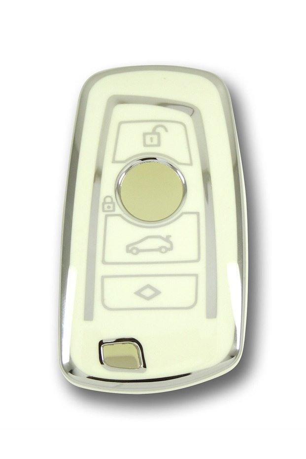 For Bmw 1 3 5 7 Series X1 X3 X4 X5 F10 F15 F16 F20 F30 F18 F25 M3 M4 Nano Key Case White Silver Color