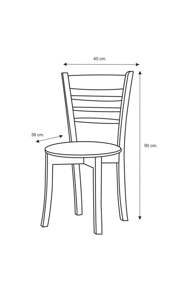 Rose Sandalye 4 Adet Sandalye - 2