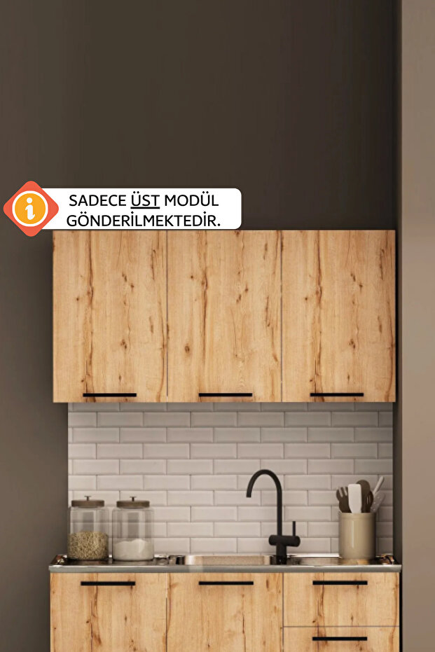 120 Cm Şila Mini Mutfak Üst Dolabı - 1