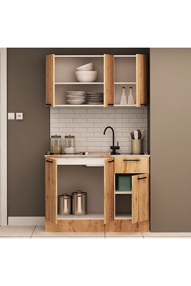 120 Cm Şila Mini Mutfak Üst Dolabı - 4