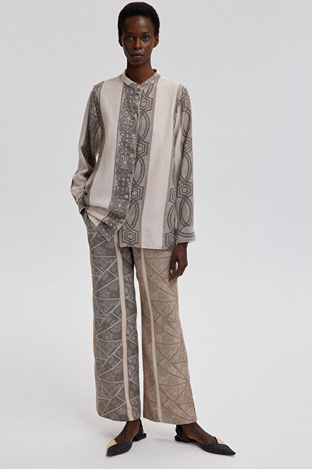 Ethnic Patterned Suit Set - 2