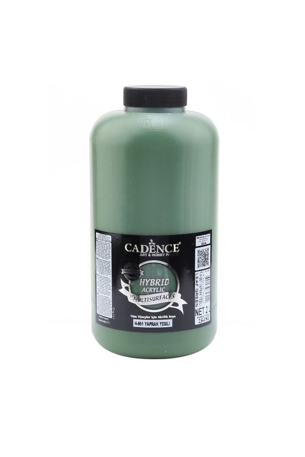 Cadence Multisurface Hibrit Akrilik Boya 2 Litre (3 Kg) Yaprak Yeşili H051 - 1