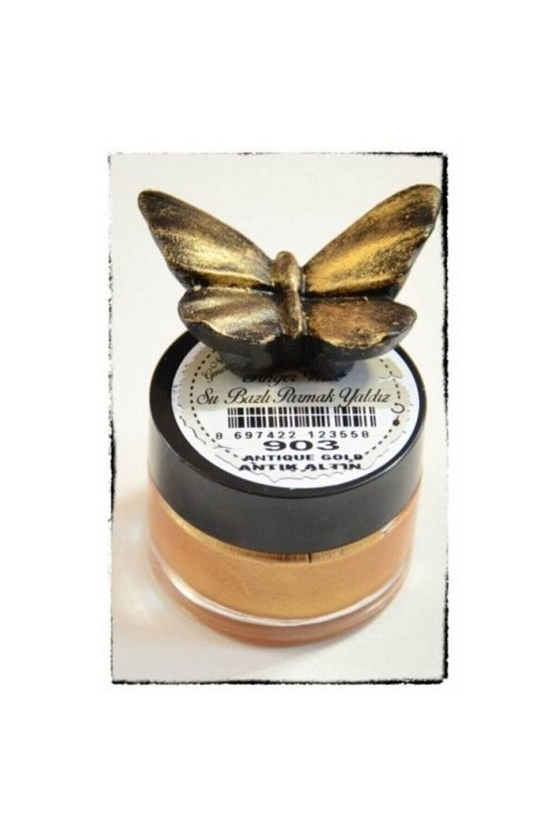 Cadence 903 Antik Altın Su Bazlı Parmak Yaldız Boya (20 Ml) - 1
