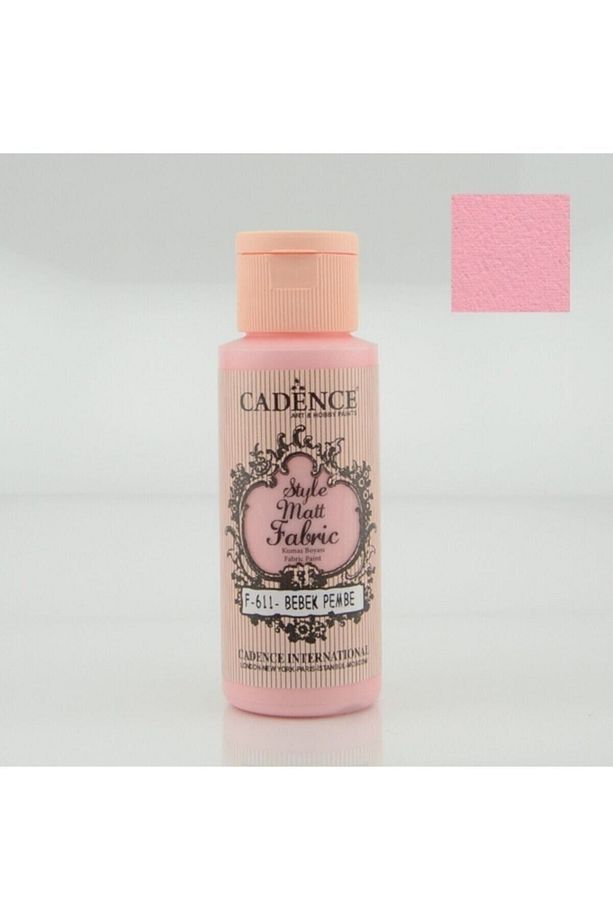 F-611 Bebek Pembe Matt Kumaş Boyası 59 ml - 1