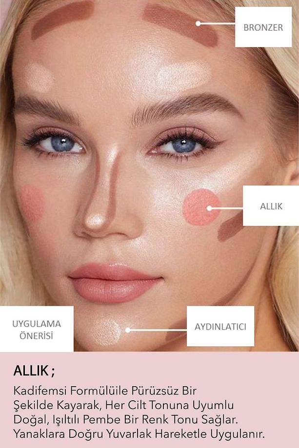 Midnight Touch Yumuşak Sünger Uçlu Likit Allık Pinky Cloud 12 ml X3 - 3