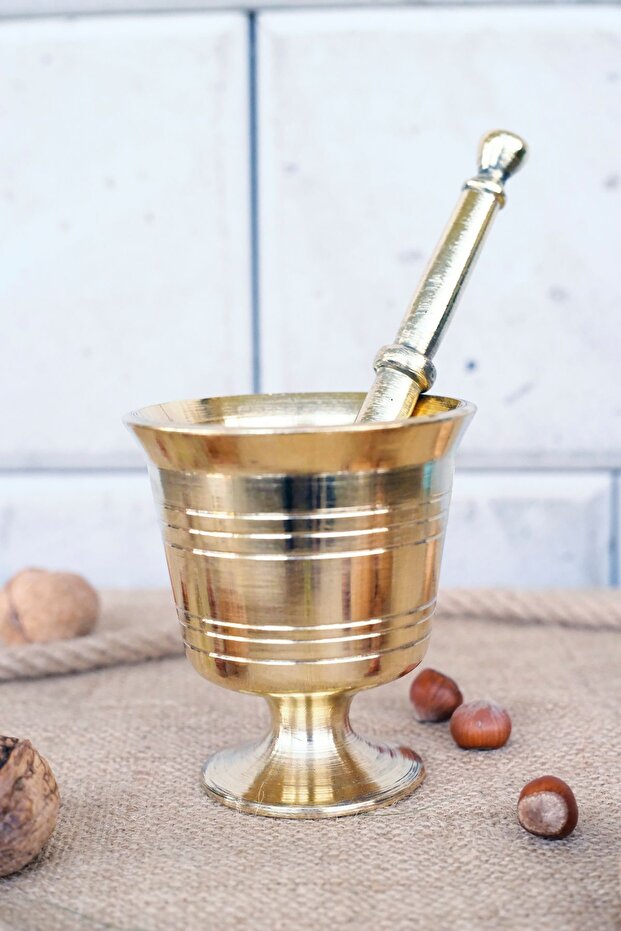 Pirinç Havan 14 Cm - 4