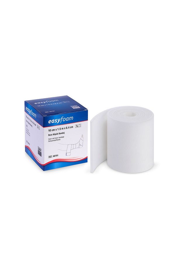 Foam Rulo Köpük Bandaj, Lenfödem Bandajı 10cmx1.5m - 1