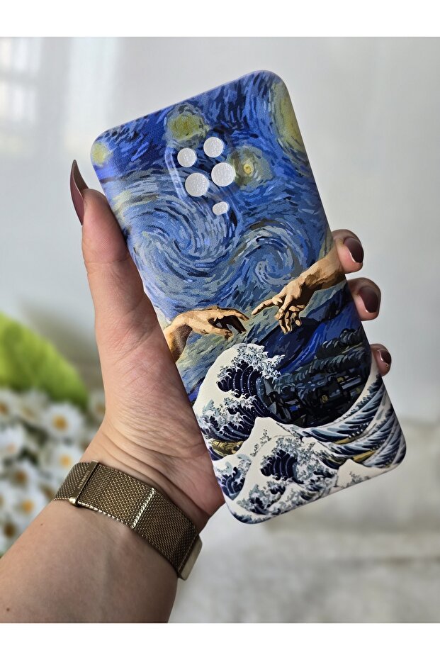 حافظة هاتف شفافة مطبوعة متوافقة مع هاتف Xiaomi Redmi Note 9 PRO وNote 9S - 4