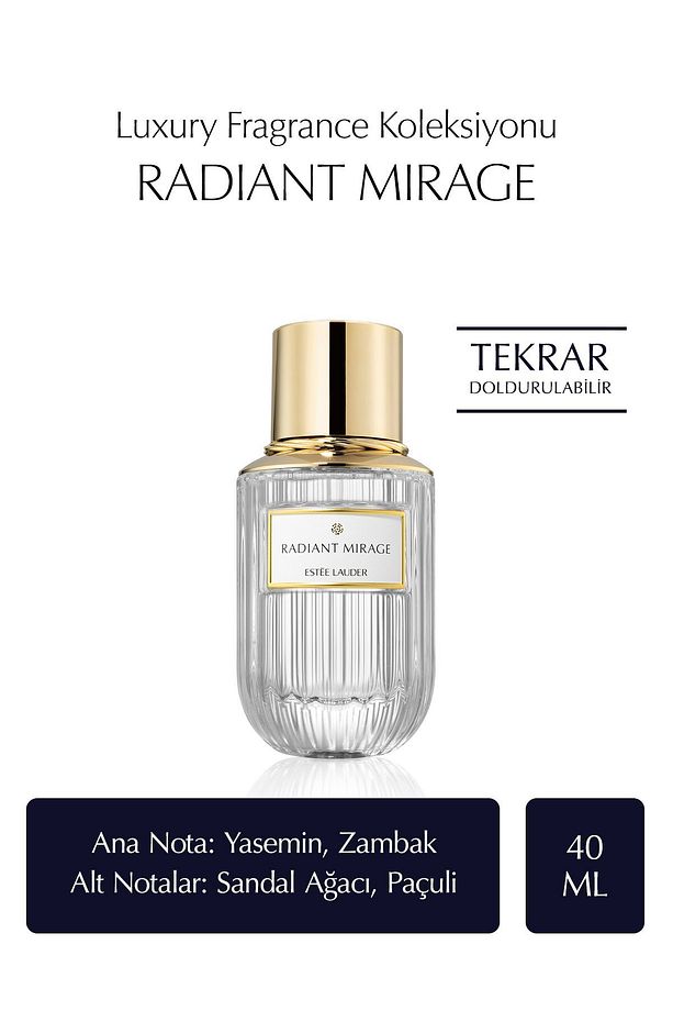 Radiant Mirage EDP Kadın Parfümü, 40ml - Luxury Fragrance Koleksiyonu (Tekrar Doldurulabilir Şişe) - 1