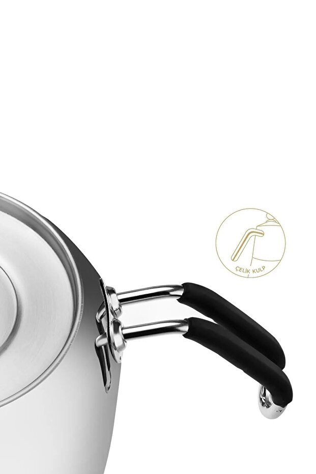 Modern Midi Çelik Çaydanlık Takımı - 5
