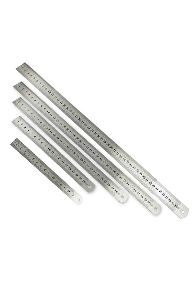 30cm Çelik Cetvel Kalın (EŞ DEĞER TABLOSU) - 1