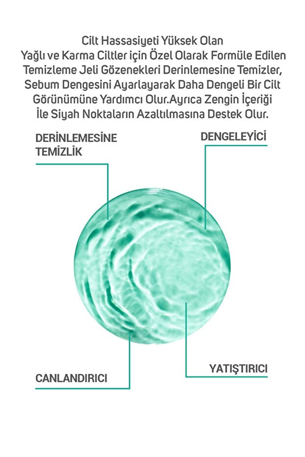 Yağlı Ve Karma Ciltler Için Yüz Temizleme Jeli 200 ml - 4