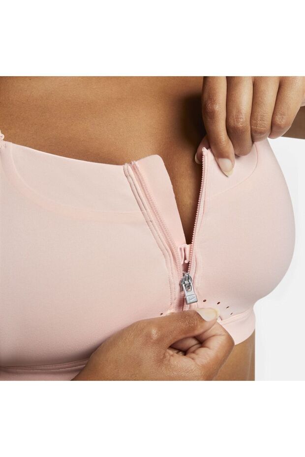 Dri-Fit Alpha High-Support Padded Zip Training Kadın Bra - 5