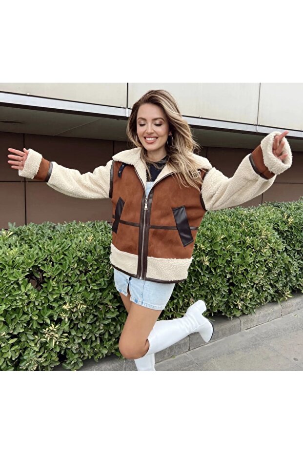 Suni Kürklü Mont - 2